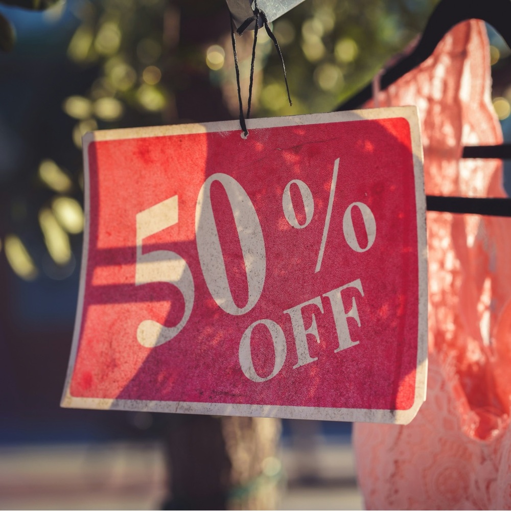 50% off everything in my shop!